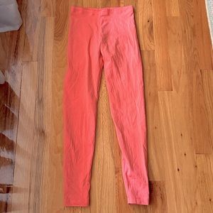 Tea Collection Coral Color Leggings Size 10
